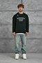 Men's Knitwear Nmrc Oversize Khaki Oversize Ripped Knitwear Fabric - 3