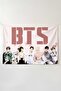 Bts Printed Wall Covering – Music Themed, High-Quality Fabric, Tapestry Wall Carpet - 2