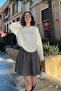 Oversized Soft Off-Shoulder Knitwear Sweater |   Winter Basic Knitwear Sweatshirt - 2