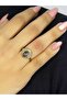 Natural Stone Amethyst Natural Stone Antique Model Women's Adjustable Ring Euy82Amt - 2