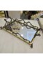 Metal Casting Tray with Handle Antique Yellow 46*32 cm - 2