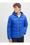 Men's Navy Blue & Cobalt Jjebrook Reversible Jacket Sn Double-Sided Coat Jacket 12278780-Sky Captain - 8