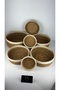 7-Piece Wicker Basket Bread Holder Towel Rack Bathroom Organizer Basket Decorative Object Trinket Ornament Living Room Decor - 4