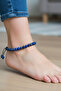 Lapis Lazuli Real Natural Stone Anklet Very Good Quality 6 mm Elegant - 2