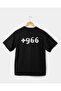 Men's Cotton Comfortable High-Quality T-Shirt with the Text +966 Written on It