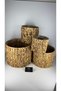 4-Piece Wicker Cobalt in Cobalt Basket Towel Holder Bathroom Organizer Basket Decorative Object Trinket Ornament Living Room Decor - 3