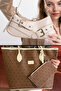 Baguette X Large Size Patterned Women's Shoulder Bag with Belt Detail