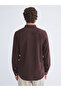 Vizyon New Season Regular Fit Long Sleeve Men's Textured Shirt - 4
