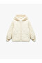 Long Sleeve Fleece Lined Zipper Quilted Hooded Coat
