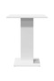 Bistro Table White 60x60x75 cm Engineered Wood - 4