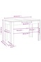 Dining Table White 120x60x76 cm Engineered Wood - 6
