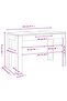 Dining Table Black 120x60x76 cm Engineered Wood - 6