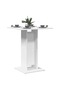 Bistro Table White 60x60x75 cm Engineered Wood