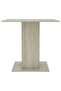 Dining Table Sonoma Oak 80x80x75 cm Engineered Wood - 2