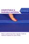 Non-Slip Yoga Mat EM-9308-B 6mm PVC for Yoga, Pilates, HIIT & Home Workouts Blue - 3