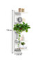 5-Tier Wall Shelf, Vertical Floating Pillar Shelf, Space Saving Multi Functional Storage Organizer - 8