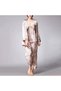 3-Piece Women's Satin Pajama Set with Dragon Print (Cami, Robe, Pants) TZ013 - 6