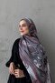 Gray Mahra Authentic Indian Silk Shawl - 2