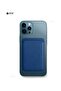 حامل بطاقات جلدي لأجهزة Apple iPhone 12، 12 mini، 12 Pro، 12 Pro Max