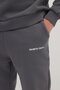 Men's Relax Fit Cotton 3 Thread Soft Textured Inside Fleece Crew Neck Smoked Tracksuit Set - 3