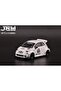 نموذج سيارة BL 809 LB-WORKS x Abas Works ABARTH 595 باللون الأبيض الغارا بمقياس 1/64 - 3