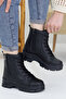Women's Lace-Up Double Zipper Thick Sole Boots Winter Waterproof 512 - 3