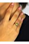 Natural Stone Pink Quartz Stone Antique Model Women's Adjustable Ring Euy82Pk