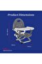 Pocket Snack Booster Seat 6m-3y, Dark Grey - 7