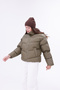 -Regular Filling, Water Repellent, Inflatable Women's Coat Rbw-310 - 4