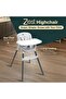 Zest Highchair 6m-7y, Moon Grey - 5