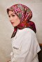 وشاح حريري بنمط فيكتور أسود-فوشيا - 2
