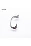 Ear Cuff Zircon Heart Wing Design Nail Model S+ Quality 316L Stainless Tarnish-Free Steel Earring Single Piece