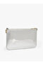 Th Icon Metallic Chain Shoulder Women's Gray Wallet Aw0Aw18219Pe6 - 2