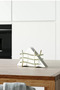 Tekno Tel Countertop Metal Napkin Holder Satin Color Kitchen Serving Napkin Holder
