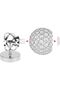 مصباح حائط كريستالي LED فضي 15x15x25 سم - 4