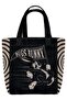 Women's vegan black large tote bag - warner bros what's up, bag! Design - 2