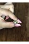 Natural Stone Citrine Natural Stone Inlaid Antique Model Women's Adjustable Ring Euy82S - 3