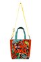 Women's vegan multi-color large tote bag - warner bros the toon parade design - 6