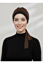 Nova Bandana Black-Copper Ready-To-Wear Turban Hijab Bonnet Suitable for Medical Use - 6