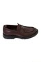 Buckle Loafer Dark Brown Shoes - 2