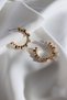 Vintage Gold Hoop Earrings - 2