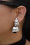Silver Color Vintage Dangle Earrings - 3