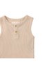 Baby Boys' Solid Ribbed Tank Top with Front Buttons - 3