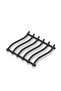 Tekno Tel Mg-304 Black Kitchen Coaster Trivet |   Heat Resistant, Modern Design - 4