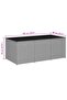Storage Chest | Black | Polyethylene Rattan | Large | Garden Storage Box - 3