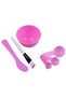 Professional kit for making algae masks, plastic, pink - 7