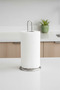 Tekno Tel Mg-302 Kitchen Countertop Paper Towel Holder Satin Metal with Storage