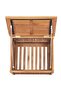 Garden Storage Box 60x50x58 cm Solid Teak Wood - 6