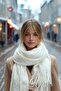 Women's Angora Shawl Scarf