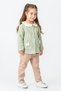 Girl's 3-Piece Set with Bow Pocket Detail - 26K 4497 - 4